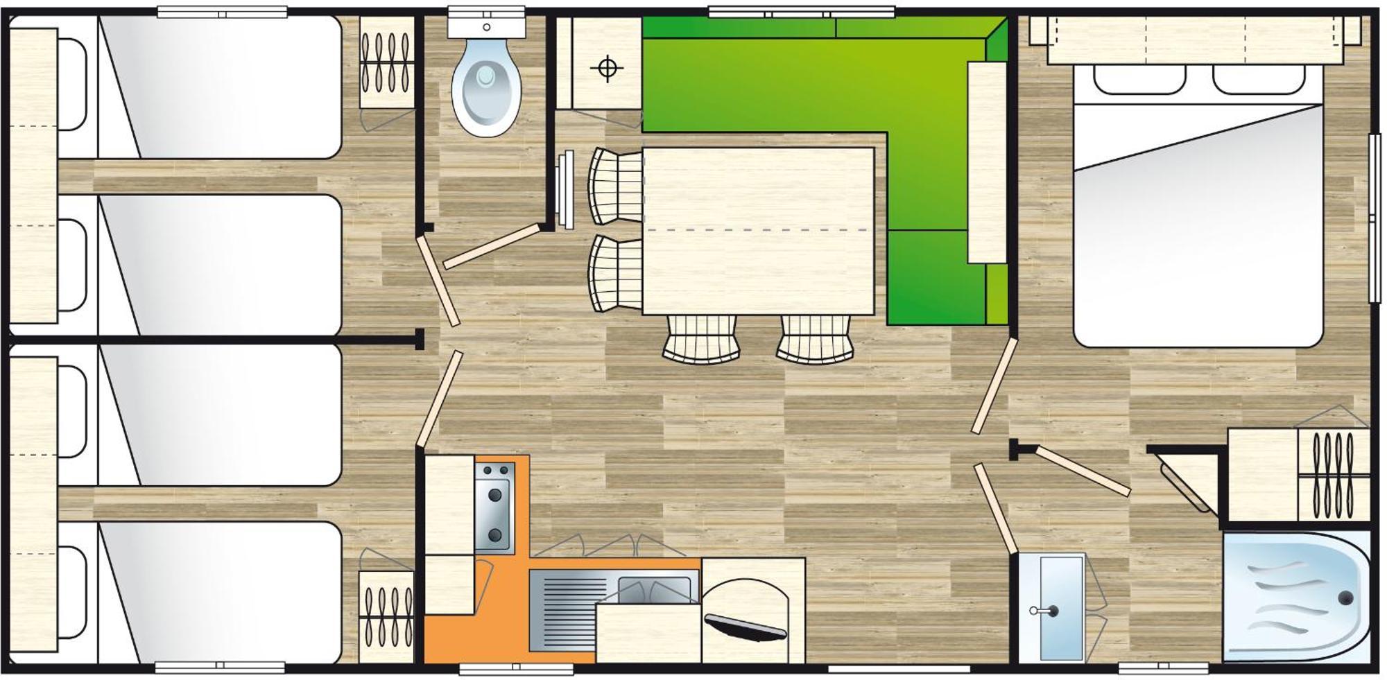 Charmant Mobil Home 6 Personnes Avec Clim Reversible Boofzheim Exterior photo
